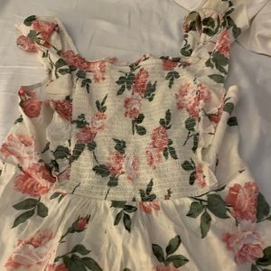 Floral print sleeveless tank